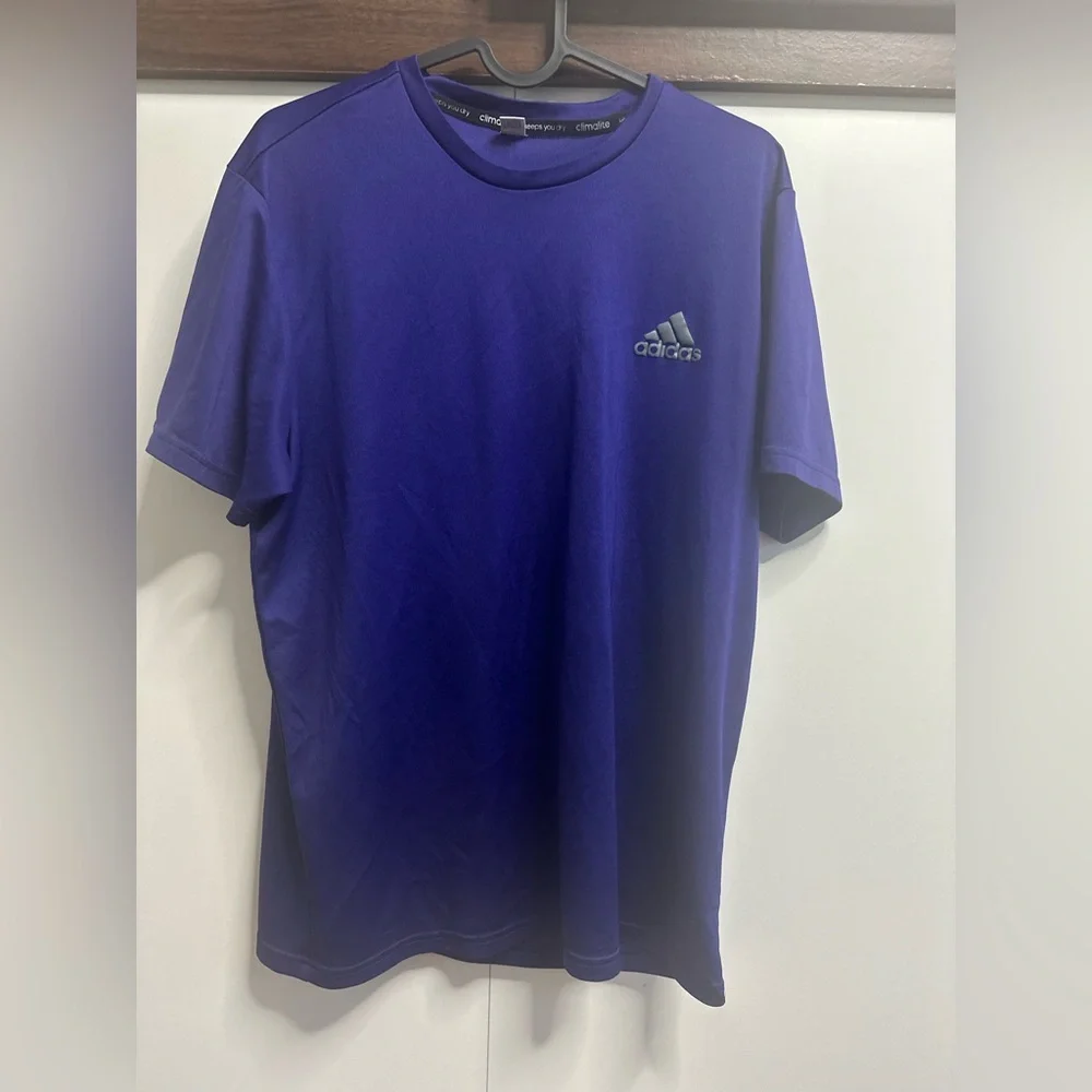 Adidas Purple Short Sleeve Tee